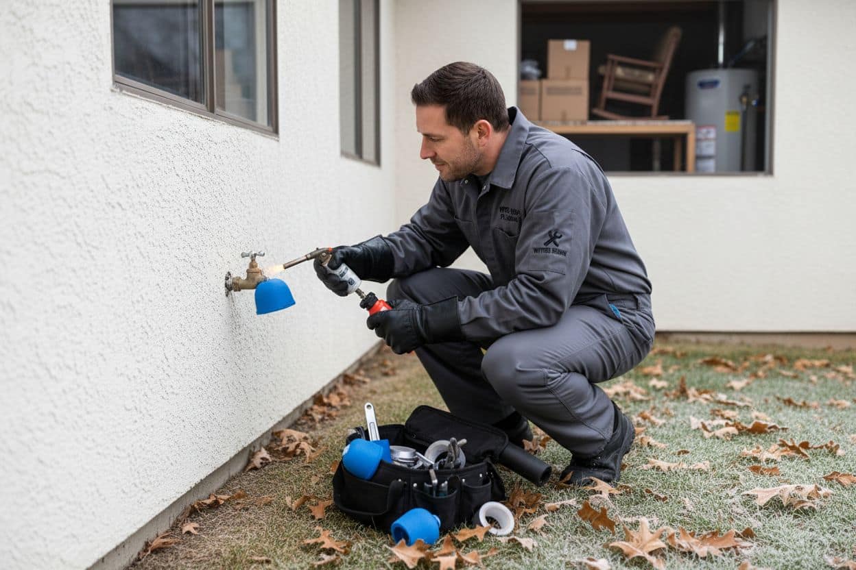 winter pipe inspection